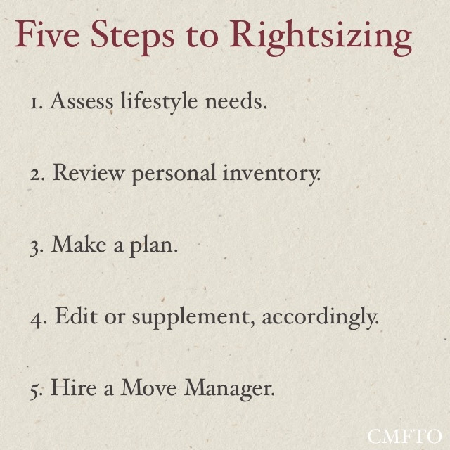 Five Steps to Rightsizing