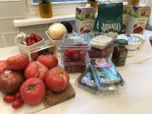 Tomato Risotto Ingredients