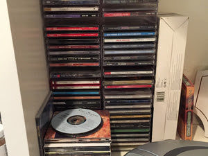 CD Cases Stacked