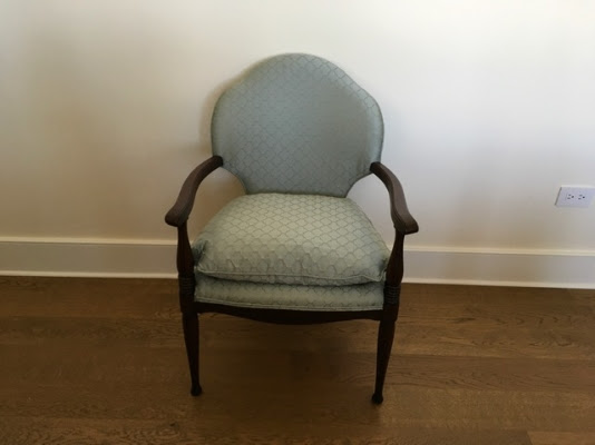 Reupholstered Chair - After