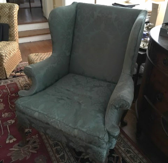 Reupholstered Chair - Before